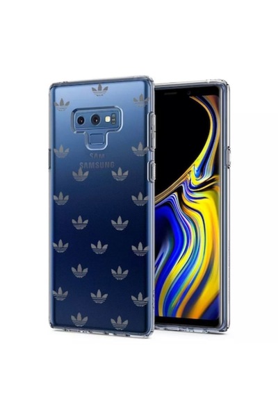 Adidas Originals Compatible Case for Samsung Galaxy Note 9, Adidas Silicon High Quality Transparent