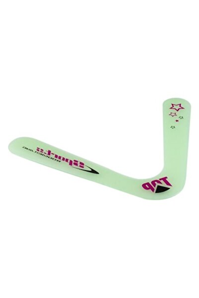 SOHO Bumerang din plastic fosforescent, 26.5 cm, Verde
