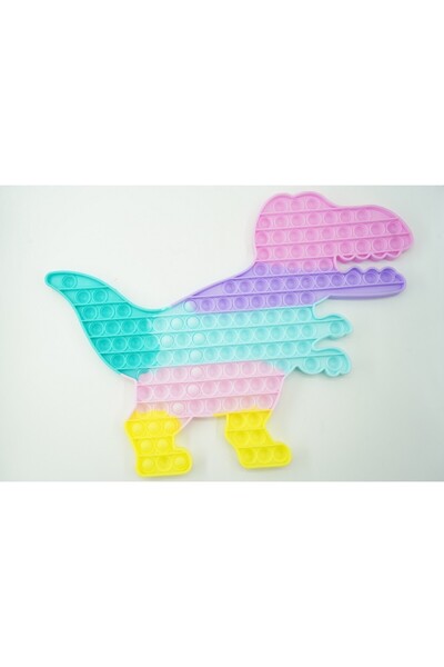 Pop It Now Παιχνίδι σιλικόνης κατά του στρες Pop It Now, Δεινόσαυρος, πολύχρω...