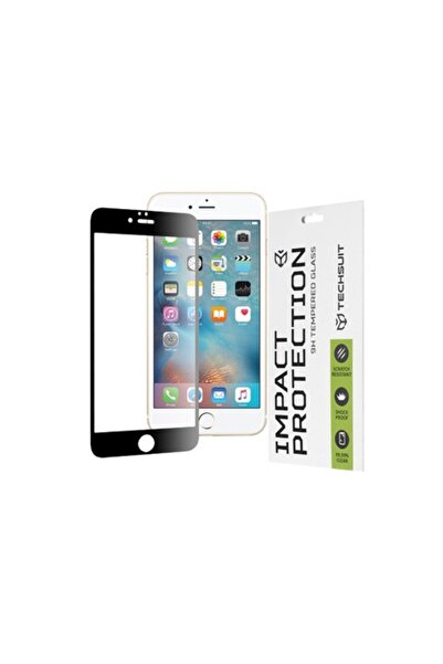 OEM Protective screen for iPhone 6 Plus, including tempered glass and mounting kit in black color