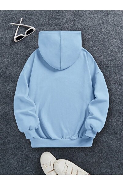 AFROGİYİM Жіночий капюшонний світшот з принтом California, 2 нитки