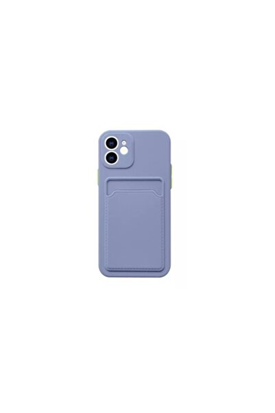 SOHO Husă pentru iPhone 12 Pro, silicon, buzunar pentru carduri, violet