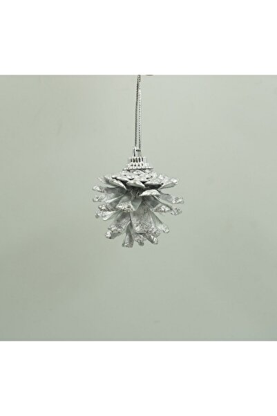 Flippy Σετ με 12 στολίδια χριστουγεννιάτικου δέντρου, Flippy, τύπου υδρόγειου, λευκό/ασημί, πολυστυρένιο, φινίρισμα glitter