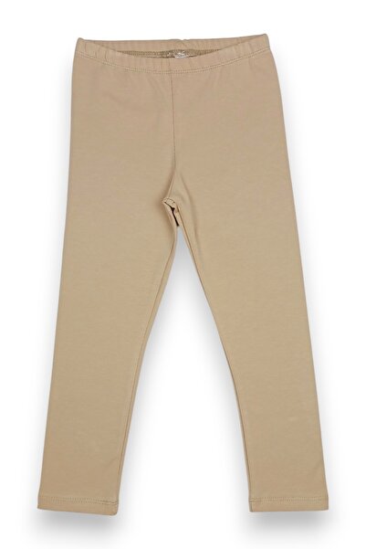 Via Girls Girl's Seasonal 95% Cotton Single Jersey Full Length Basic Leggings |   3-6 Years Old Children's Tights