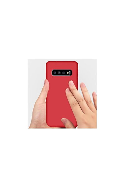 SOHO Silicone case for Samsung Galaxy S10, ultraslim, Red