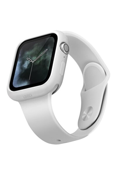 uniq Husa Lino pentru Apple Watch 40mm Series, Alba