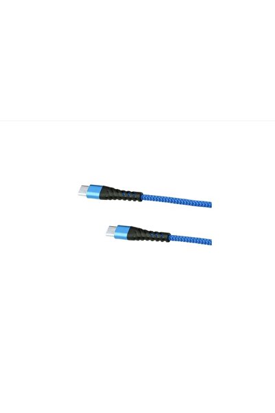 SOHO USB-C to USB-C Charging Cable, Length 1M, Blue