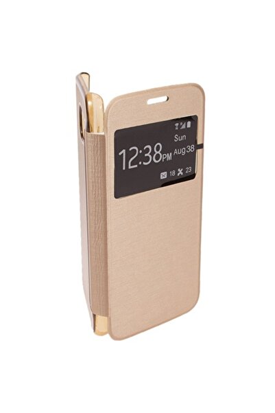 Maxx Carcasă super subțire S View pentru Samsung Galaxy S6 - Auriu (MKC-15846)