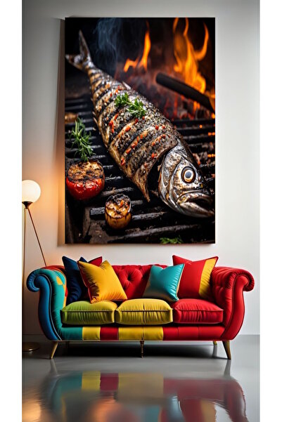 özkacar KÖZDE BALIK Tablou pe pânză pentru decorarea casei, salonului, saloan...