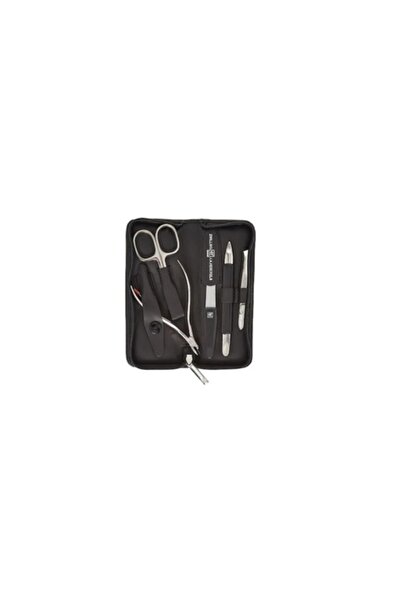 Bibilel Set Trusa pentru Manichiura Zwilling Black, 5 Piese, Otel Inoxidabil ...