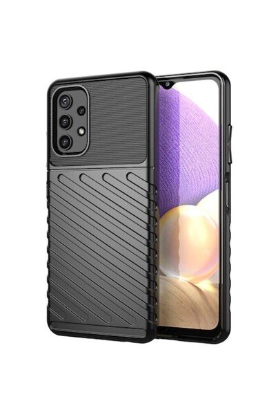 OEM Carcasă de telefon pentru Samsung Galaxy A13 A135, Thunder Tough, Neagră