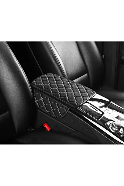 rebols Tay Tüyü Cepli Araç Kolçak Kılıfı & Kolçak Örtüsü (SİYAH-BEYAZ)