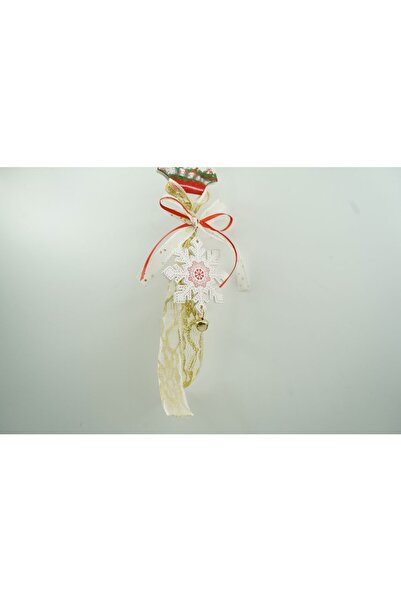 Flippy Snowflake Christmas Ornament, Flippy, White, Wood, 25 cm