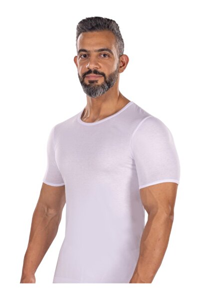 Drosh دروش فانلة رجالي نصف كم دائري