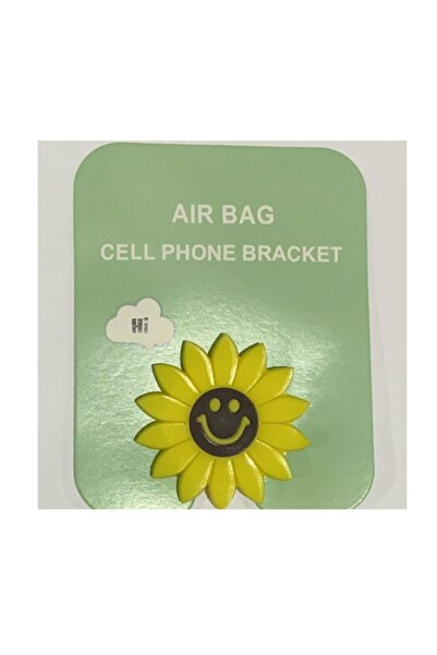 OEM Popsocket for phone or tablet, 2 x 2 x 0.25 inch, Sunflower