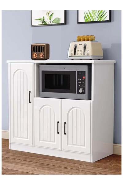 AGD Coffee Corner Cabinet, Living Room Dining Room Office, Multifunctional Kitchen Storage Cabinet,