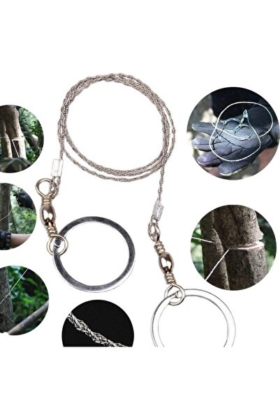 Hibana Karavanda ,Kampda Taşınabilir Mini Zincir Cep Testeresi Dişli Tel Ahşap Plastik Metal Kes