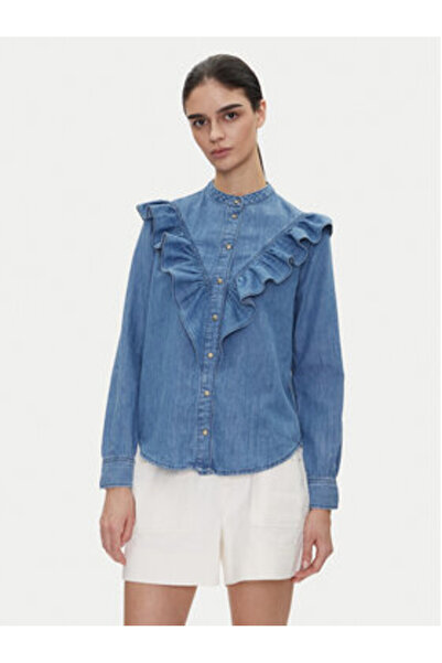 Pepe Jeans Γυναικείο Τζιν Πουκάμισο PL305092 Μπλε