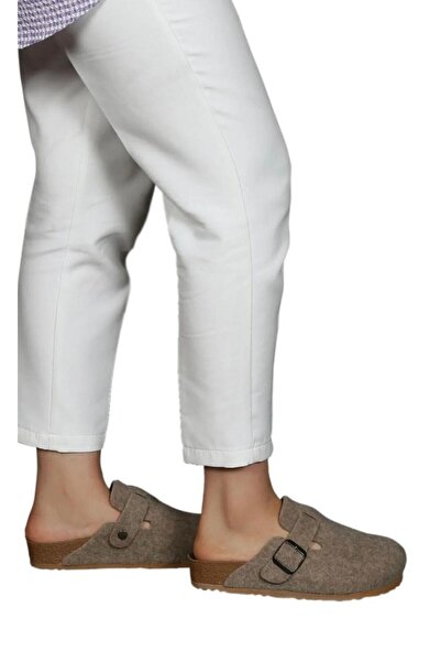 h.t. yıldız ayakkabı & terlik Ithal Unisex Mantar Taban Keçeli Konfor Modeli ...