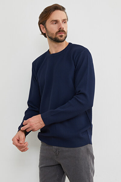 Fulla Moda Базовий велосипедний комір в'язаний светр