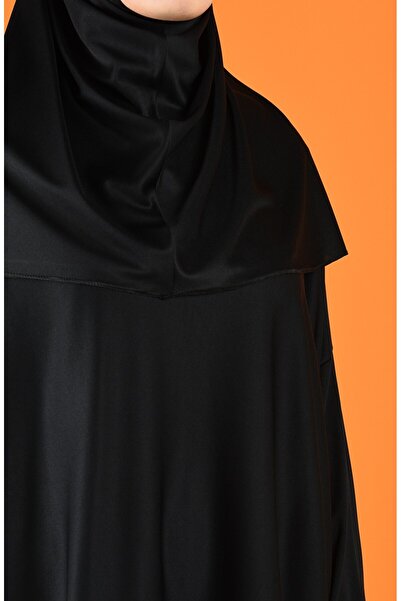 sefamerve Namaz Elbisesi 4538A-01 Siyah