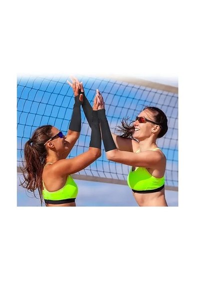 Tenax Fıt Voleybol Elliği 1 Çift Likralı Sporcu Elliği Voleybol Kolluğu Parmaklı Likralı Ellik 1 Çift