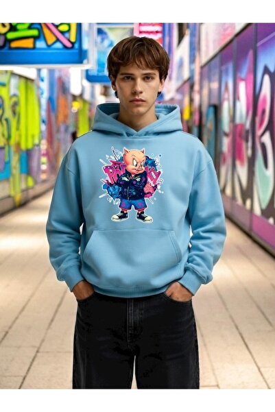 Wish BF Hanorac unisex pentru bărbați/femei PORKY PIG COOL Colorat Special B ...