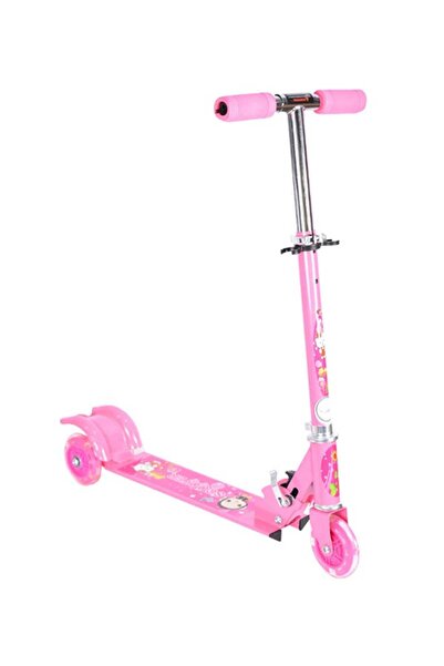 AGD 3-Wheel Kick Adjustable Scooter Pink