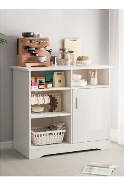 AGD Coffee Corner MDF Coffee Cabinet With Large Storage Capacity For Living Room Or Office