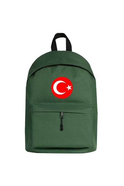 CrowsGate Rucsac Moon Star Culoare verde