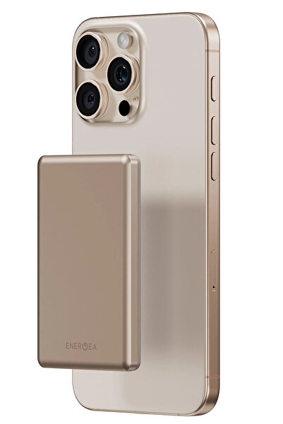 Energea AluPac Mini 5K 5.000 mAh 20W Type-C ve 15W Kablosuz Hızlı Şarj Magsaf...