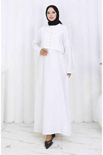 sefamerve Jacket Jile Double Suit 2155-09 White