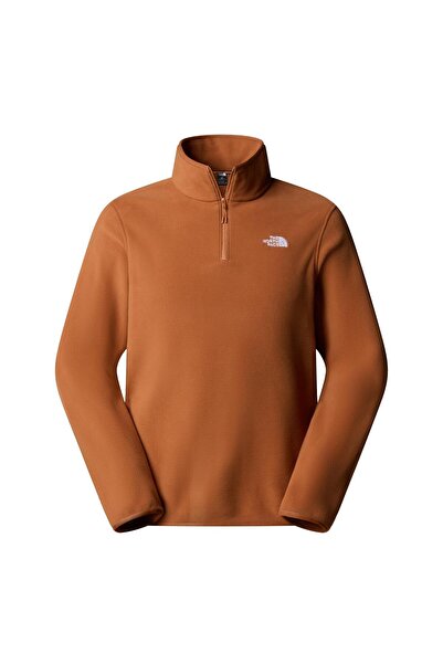THE NORTH FACE Glacier 1/4 Zip Polar Fleece Nf0A8D0Qboe1 Brown-M