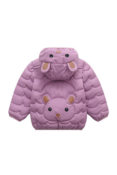 Superbaby Lilac fleece jacket for girls - Teddy