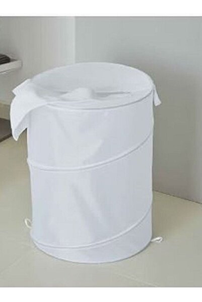 Generic سلة غسيل حلزونية بيضاء 55×42 سم