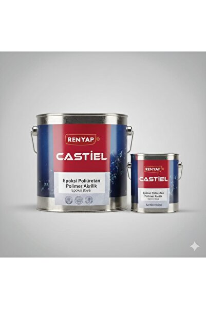 Renyap Castiel Epoksi Poliüretan Polimer Akrilik Yalıtım Zemin Boyası 18 Kg