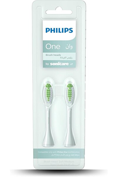Philips SONICARE One By 2 Brush Heads, Mint Light Blue, BH1022/03