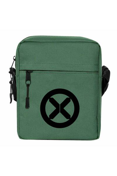 WAKHA X Men Logo Shoulder Bag Green Color