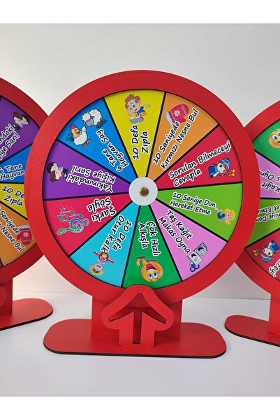 ahgbtoys Çarkıfelek Oyun Çarkı Ahşap