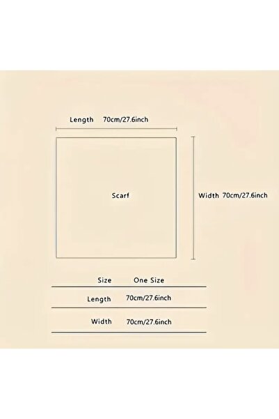 Accessories Hei Tile Stripe Patterned Stylish Silk-Look Square Scarf Foulard Women's Accessory