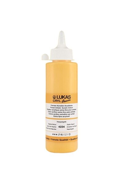 Lukas CRYL LIQUID 250ML NAPLES YELLOW