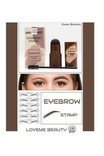 LOVEME BEAUTY غراء الحواجب من لافمي بيوتي بني غامق