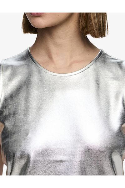 PIECES tank top, silver