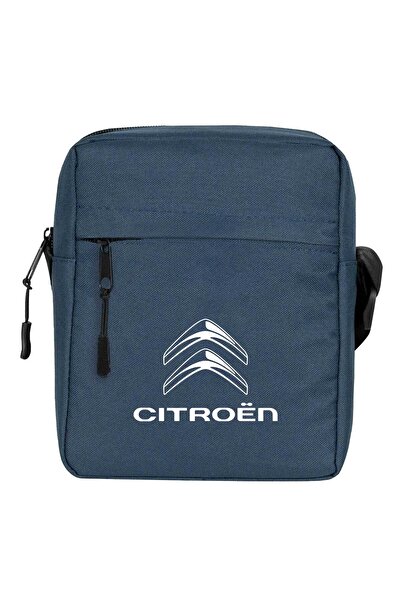 CrowsGate Geanta de umar Citroen Logo 2 Culoare Albastru Marin