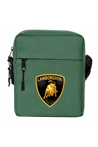 CrowsGate حقيبة كتف لامبورغيني كلاسيكية باللون الأخضر