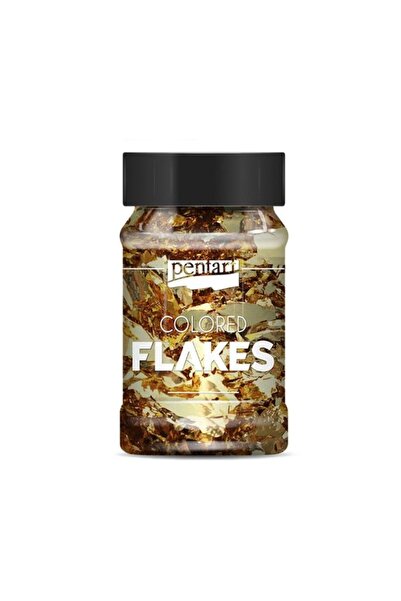 Pentart رقائق جالاكسي الذهبية الباروكية 1 جرام