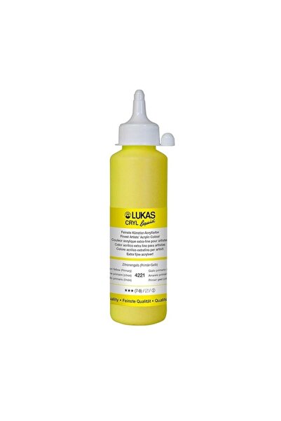 Lukas CRYL LIQUID 250ML LEMON YELLOW (PRIMARY)