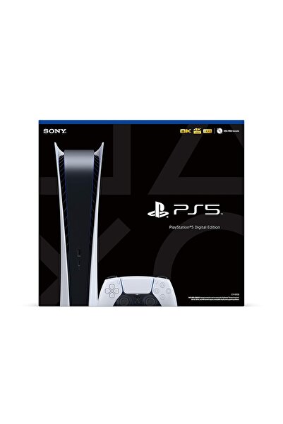 Sony جهاز PlayStation 5 Digital Edition بسعة 825 جيجابايت (FAT) مع وحدة تحكم لاسلكية DualSense واحدة