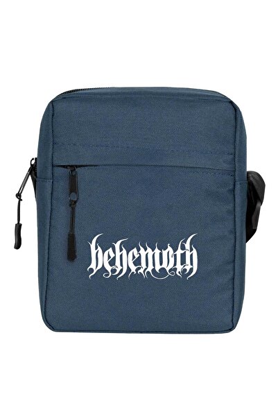 CrowsGate Geantă de umăr Behemoth Classic Logo Culoare bleumarin