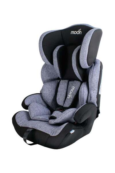 Moon Tolo Car Seat - Group 1/2/3 Adjustable for 9 M–11 Y, Violet Black